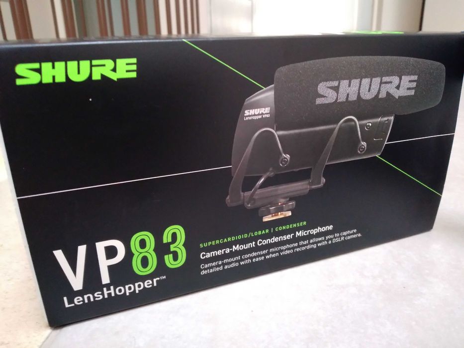 Microfone Shure VP83 para câmara de filmar
