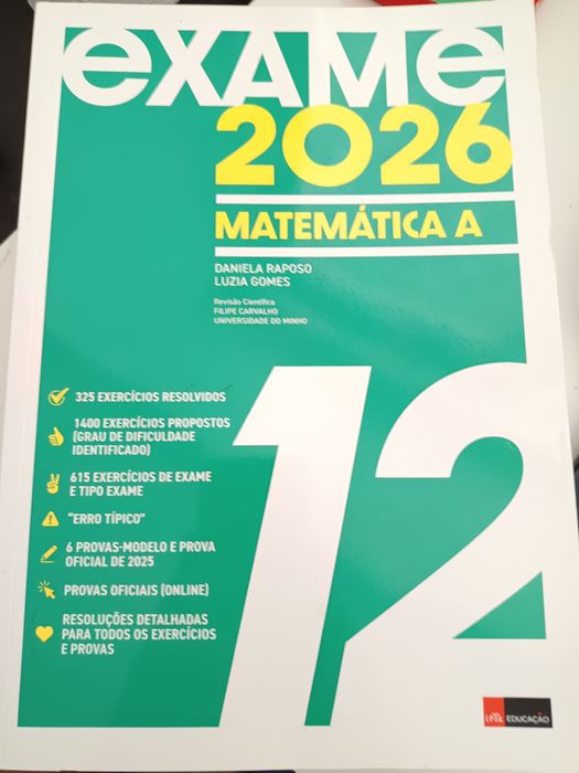 Livros preparação para exames nacionais 12 ano