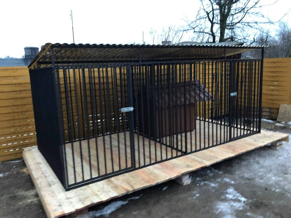 Kojec dla psa szybką realizację zamówienia. Boks klatka zagroda. Buda