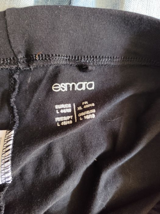 Czarne legginsy Esmara r. XXL/44