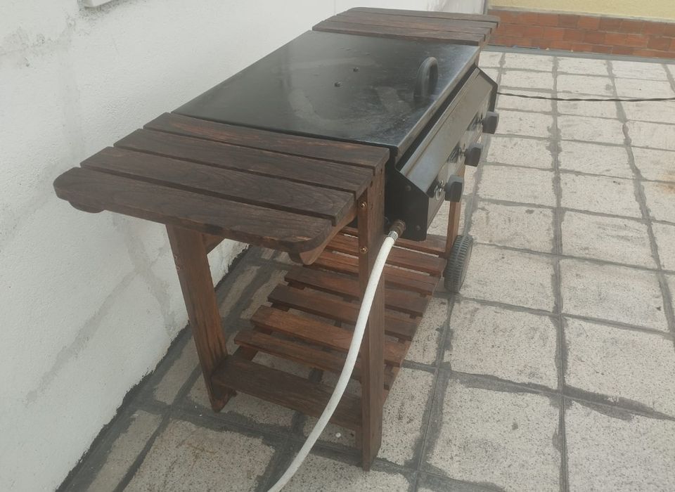 Grelhador a gás botija
