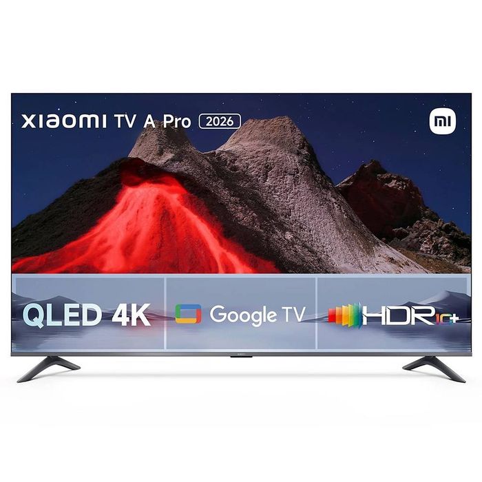 Google TV Xiaomi A PRO 2026 75" QLED UHD 4k Dolby NOVA 2 ANOS GARANTIA + oferta suporte parede + leds