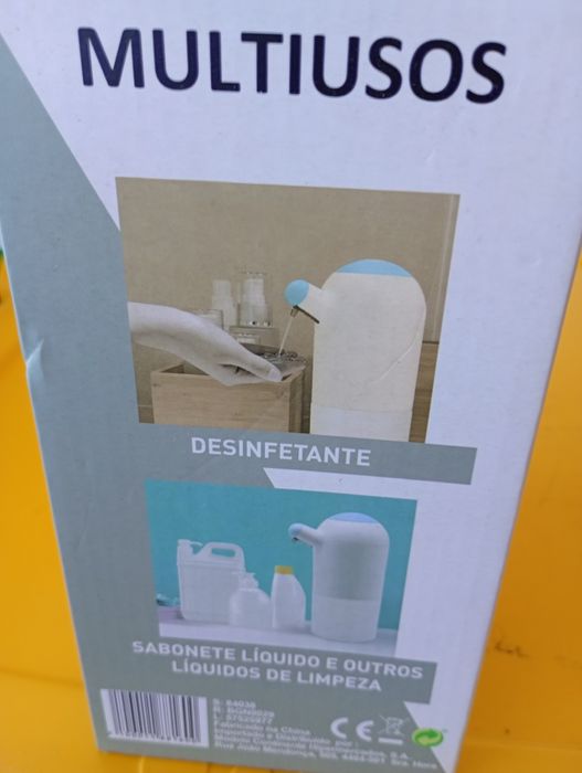 Dispensador automático infra vermelhos recarregável novo