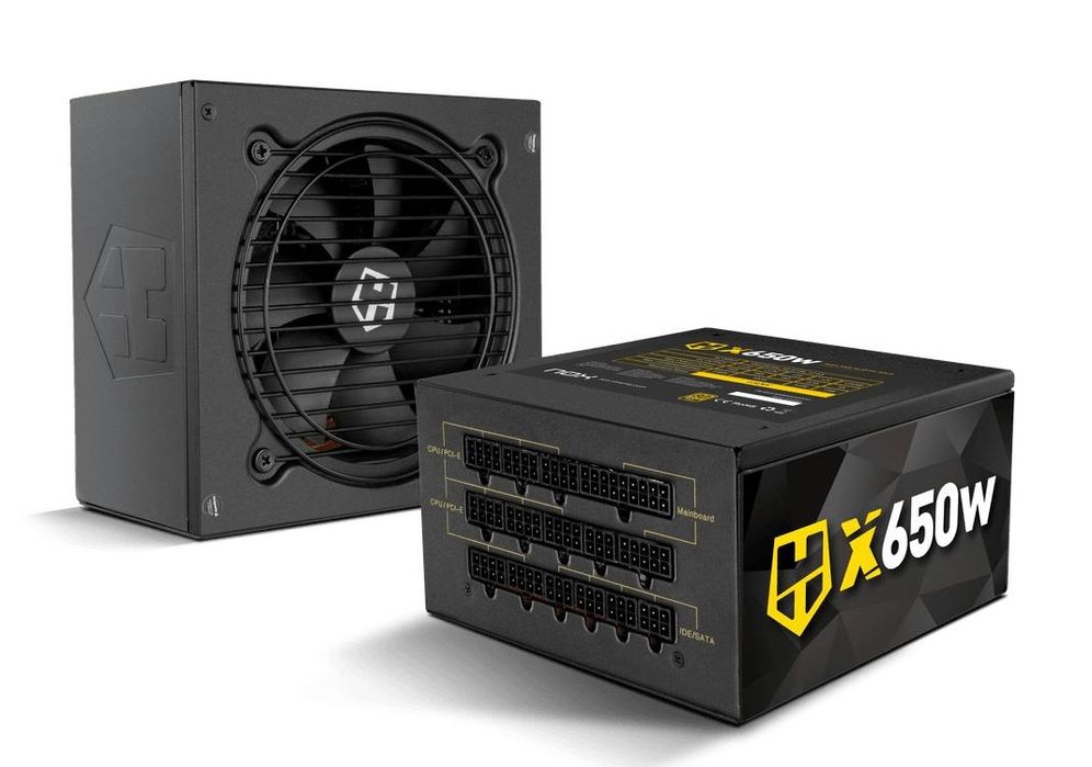 Fonte de Alimentação ATX Nox Hummer X650W 80 Plus Gold Full Modular