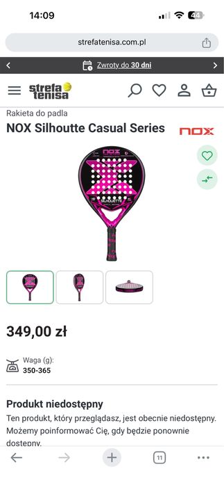 Rakieta do Padla NOX Silhoutte Casual Series