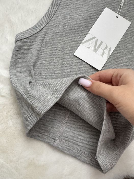 Майка в рубчик топ zara S жіночий