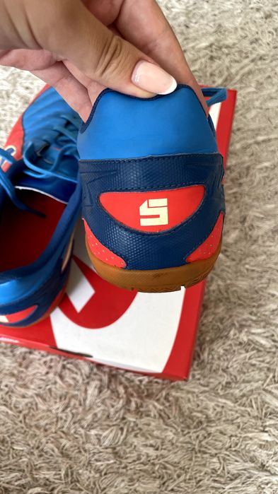 Sapatilhas Nike Gato IC Futsal Azul/Vermelho