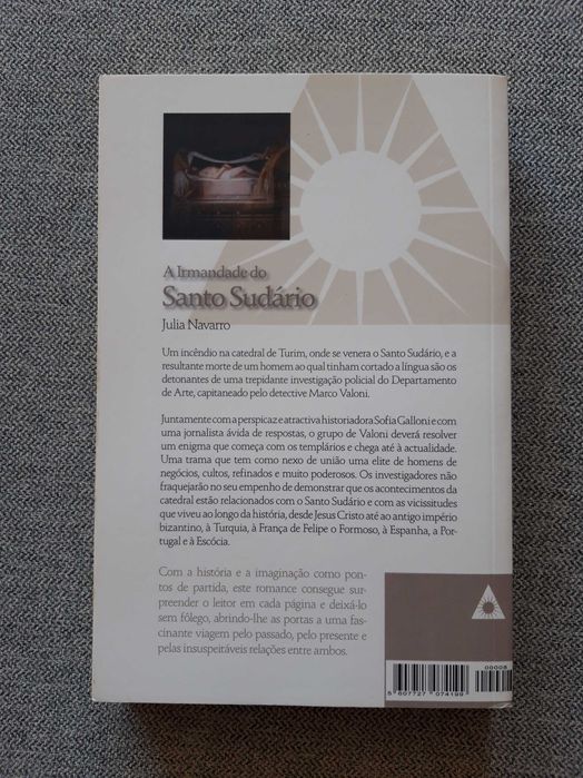 Livro "A Irmandade do Santo Sudário" de Julia Navarro