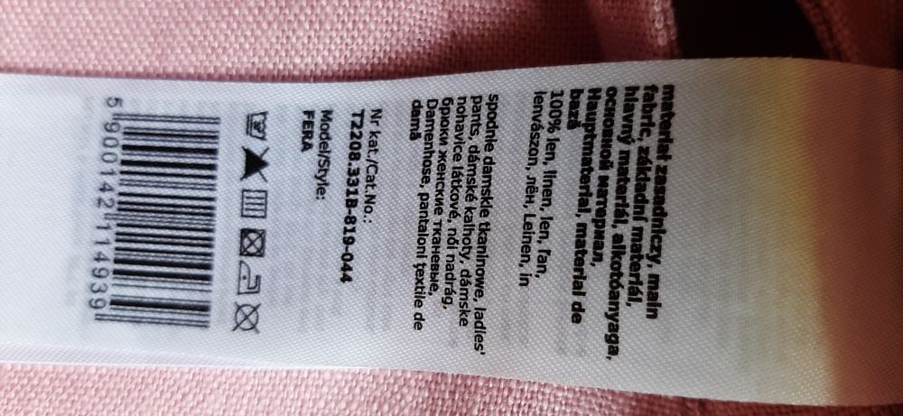 Spodnie Tatuum 44 len