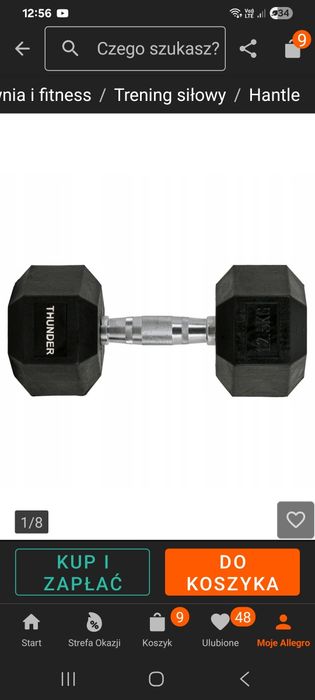 Hantle typu HEX  2 x 5kg