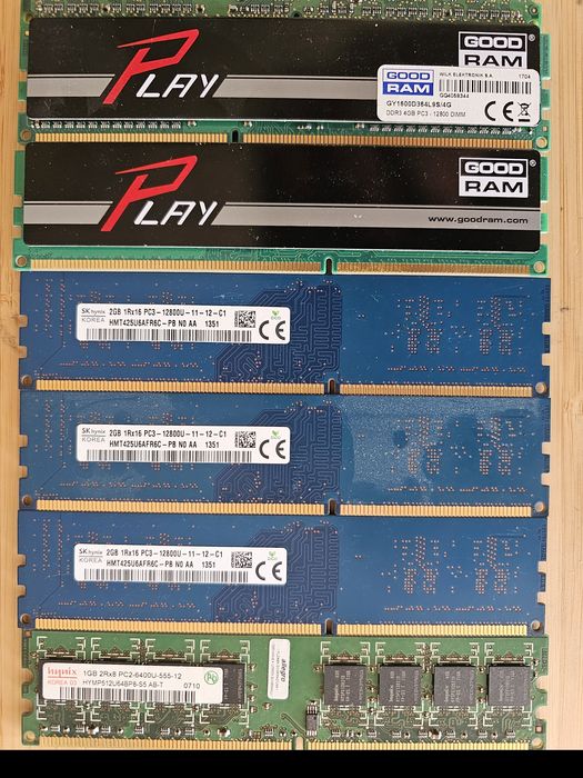 Używana pamięć RAM Ddr3/2