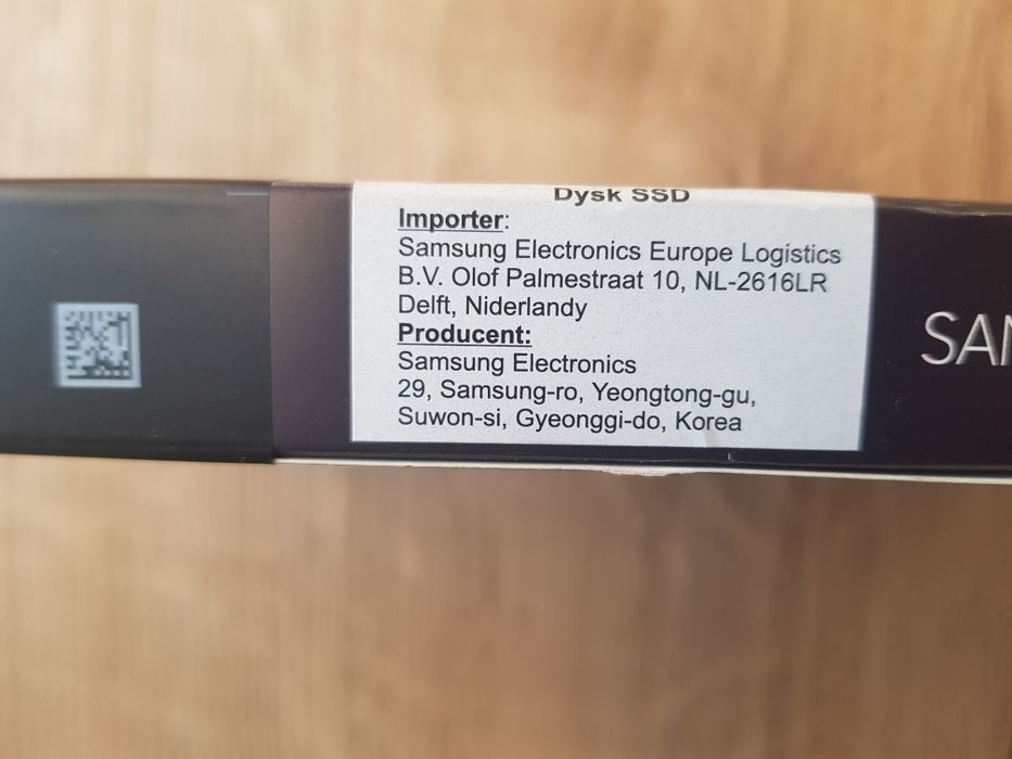 Nowy dysk SSD Samsung 870EVO Sata 2TB.
Sprzedam dysk SSD Samsung 870 E