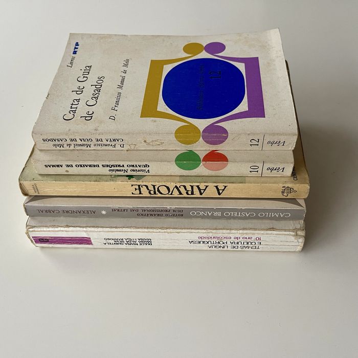5 livros de escritores Portugueses