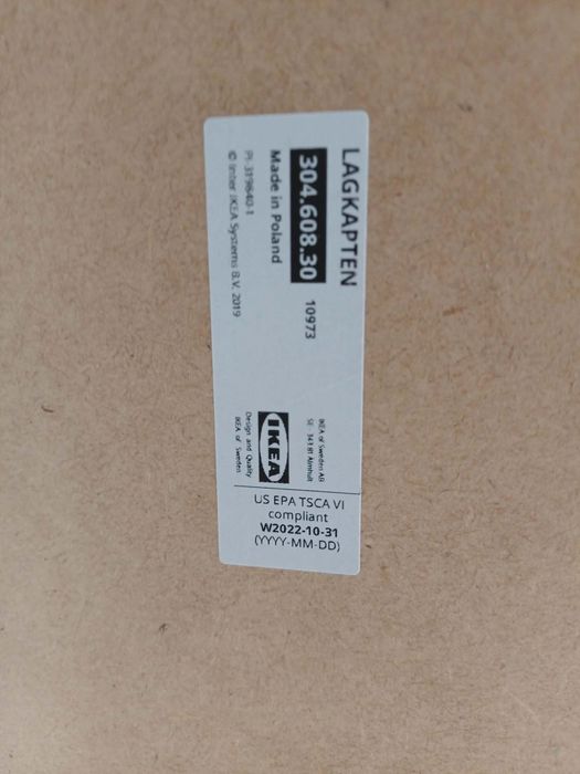 Stoł biurko blat 200/60 z nogami  ikea