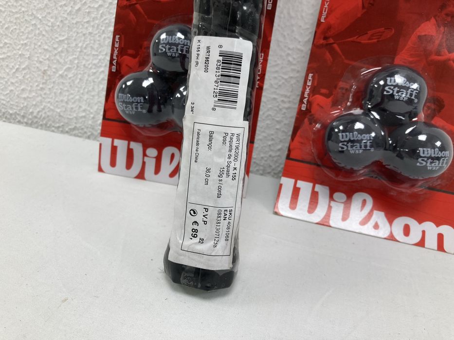 Raquete Squash Wilson K Factory, Novo