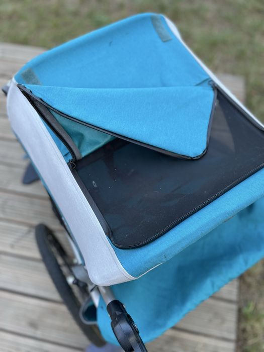 Queridoo Speedkid Przyczepka rowerowa Wózek blizniaki