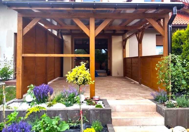 Zadaszanie tarasu poliwęglan 16mm, Pergole, Altany, Zadaszenia, Płotki