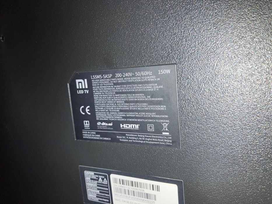 Xiaomi TV L55M5-5ASP - para peças