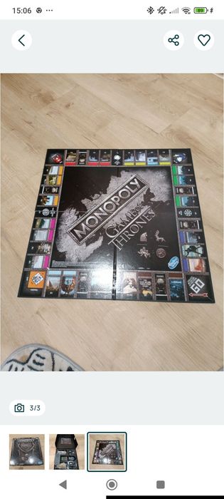 Monopoly Gra o Tron gra planszowa ENG