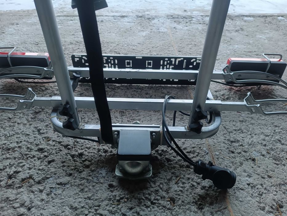 Bagażnik rowerowy na hak, kompletny z instalacją elektryczną!!
