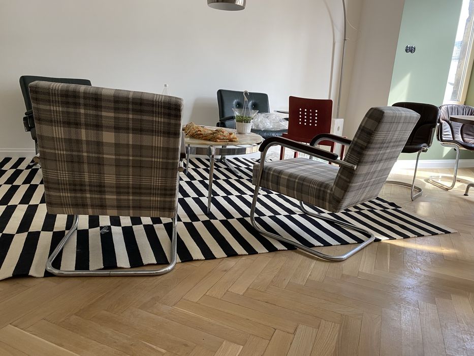 Fotele Anton Lorenz, bauhaus, mucke melder, thonet, zadziele.