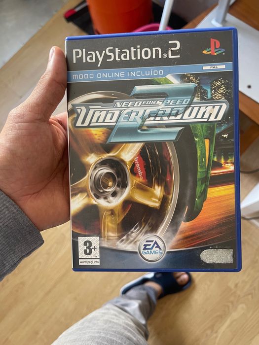 PlayStation 2 + jogo Need for Speed underground 2