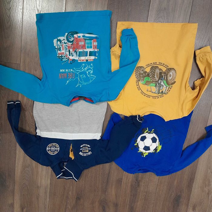 Zestaw bluzek dla przedszkolaka 92 i 98