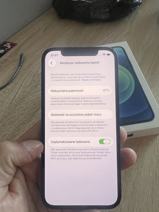 IPhone 12  Blue 128 GB 87% Baterii