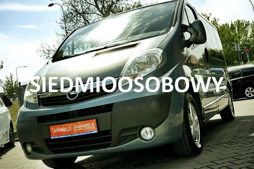 Opel Vivaro 2,0CDTI Klima, 7 osób, alu R16, 2006r.