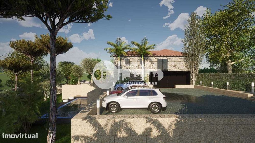 Moradia em estrutura com projeto para 3 apartamentos em Jesufrei