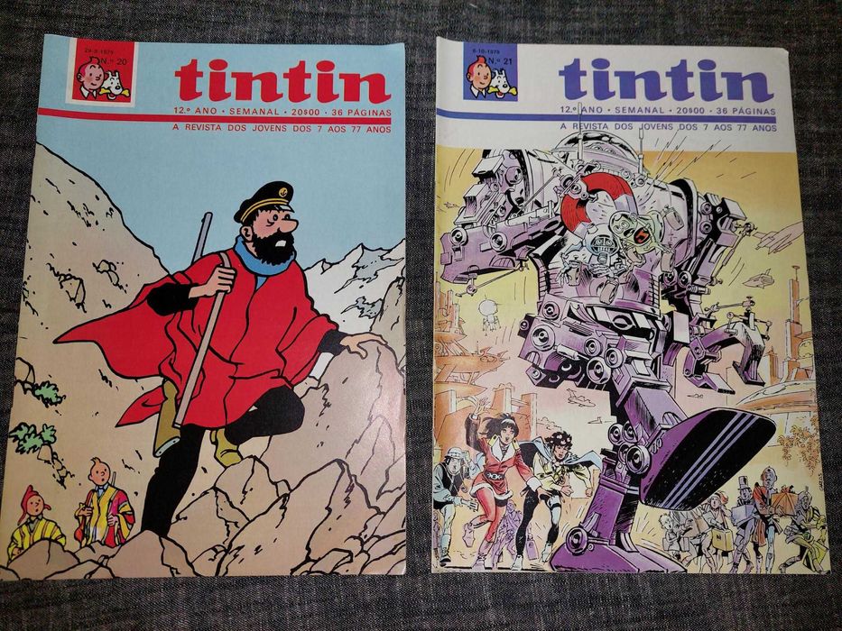 Revista Tintin – 12º Ano (52 edições completas)