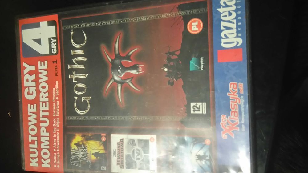 Gothic+Alone in the Dark 2wojna swiatowa i Sacriface gry komputerowe