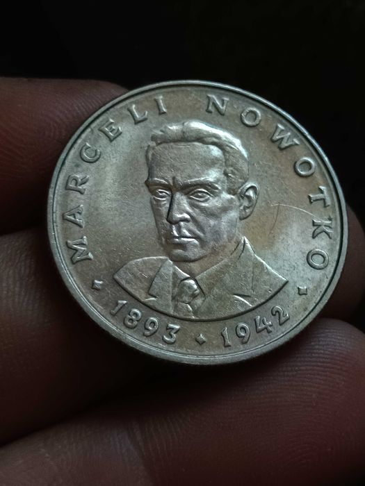 Sprzedam monete 20 zl 1974 r zzm Marceli Nowotko