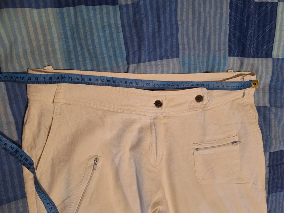 Damskie rybaczki ecru.