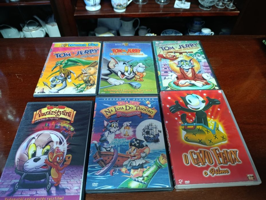 DVD história de animação
