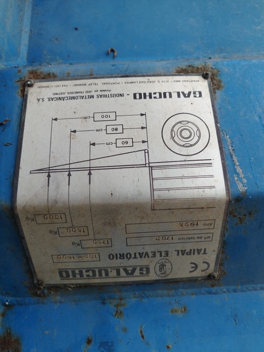 Plataforma Taipal  elevatória Galucho