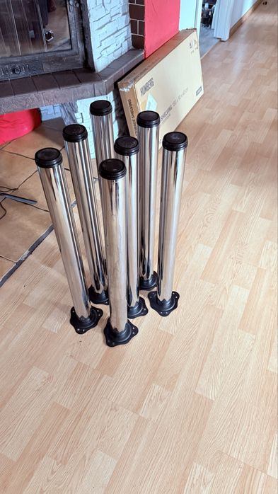 Noga meblowa chrom 7 szt