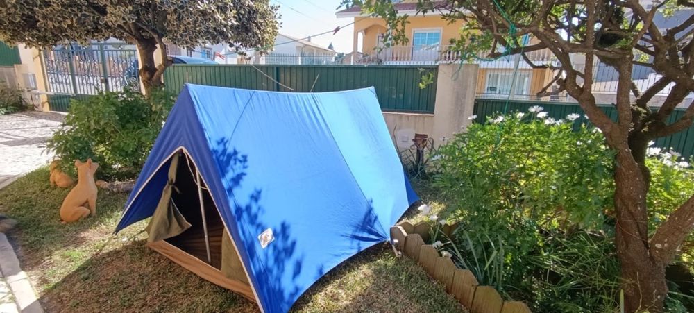 Tenda de campismo usada