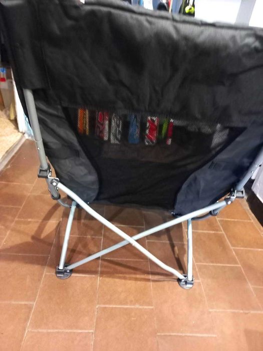 POWYSTAWOWE Krzesło Turystyczne CAMPZ BEACH Chair Czarne OKAZJA!
