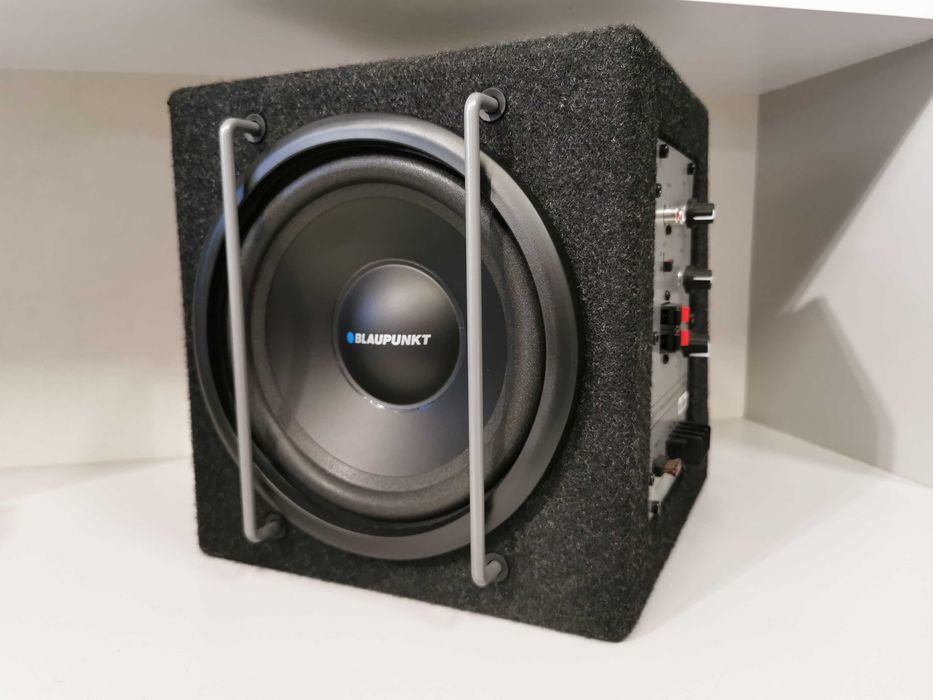 Subwoofer aktywny w  skrzyni BLAUPUNKT GTB8200A 20CM 75/150W EM-AUDIO Tomaszów Lub Wysyłka gratis !!