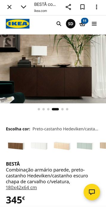 Móvel suspenso BESTA (ikea)