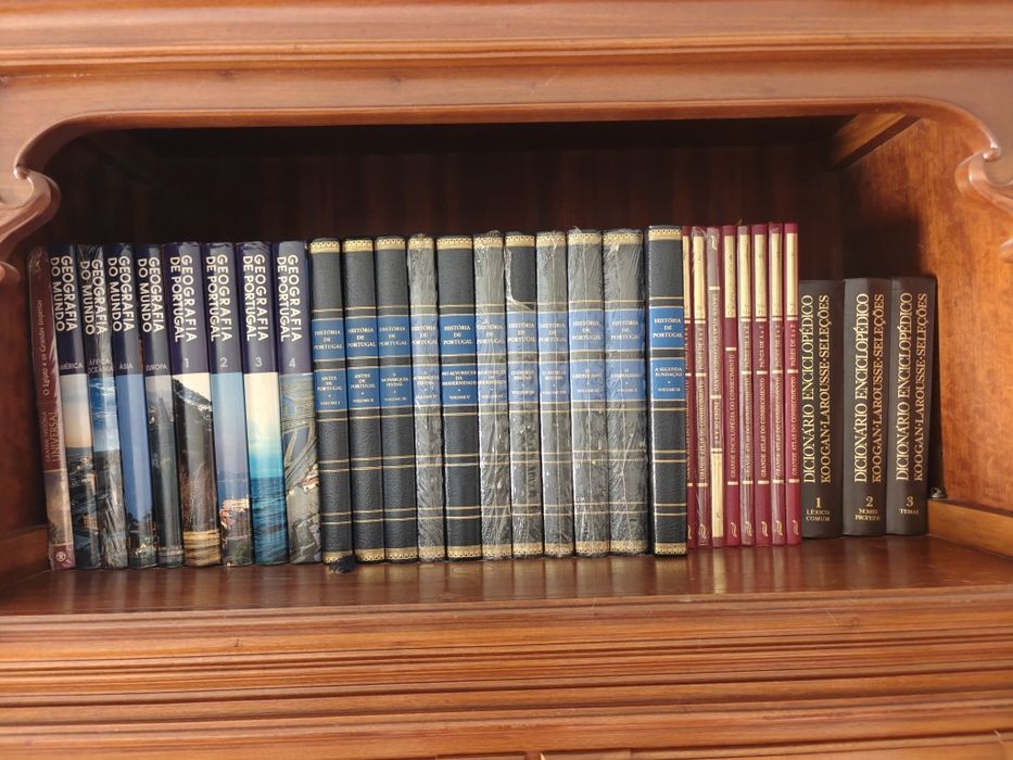 Lote livros coleção — Círculo de Leitores, Eça de Queiroz, História, Arte, Geografia, Medicina