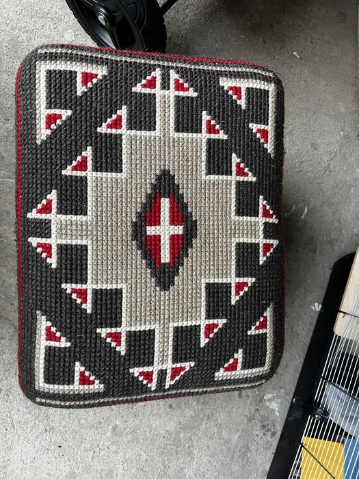 Piękna pufa boho