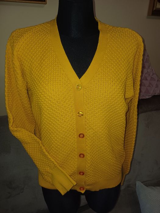 Sweter kardigan damski L