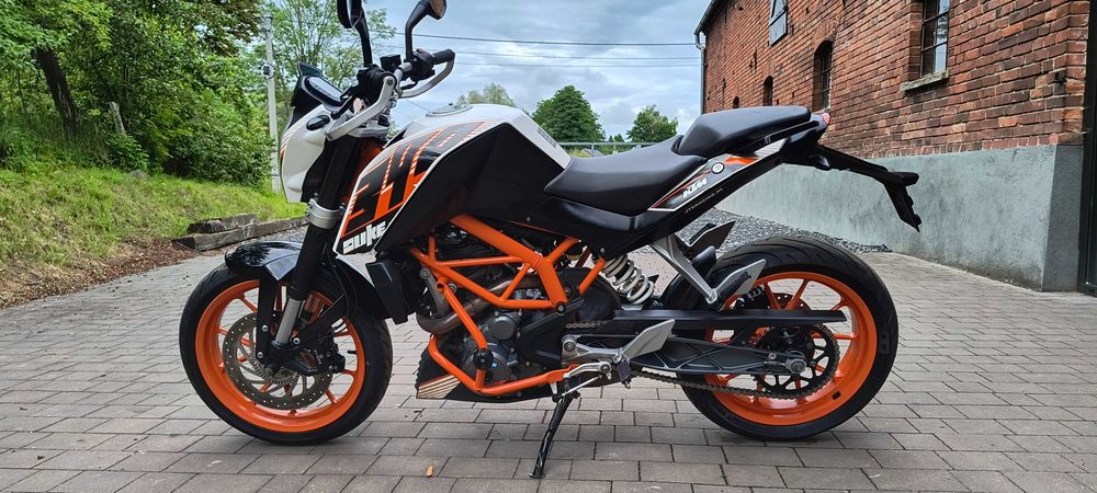KTM DUKE 390 ABS kat. A 2 Oryginał pełen serwis do końca KODO motocykle raty transport