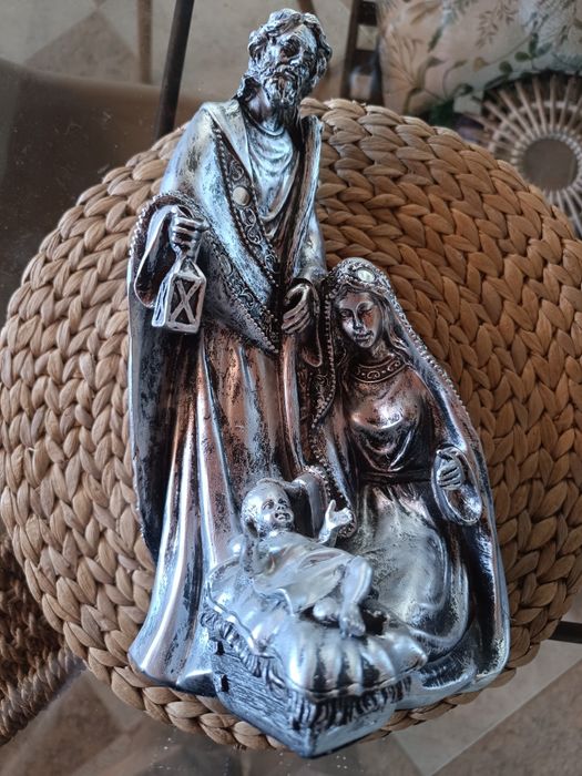 Presépio Família Sagrada em marfinite