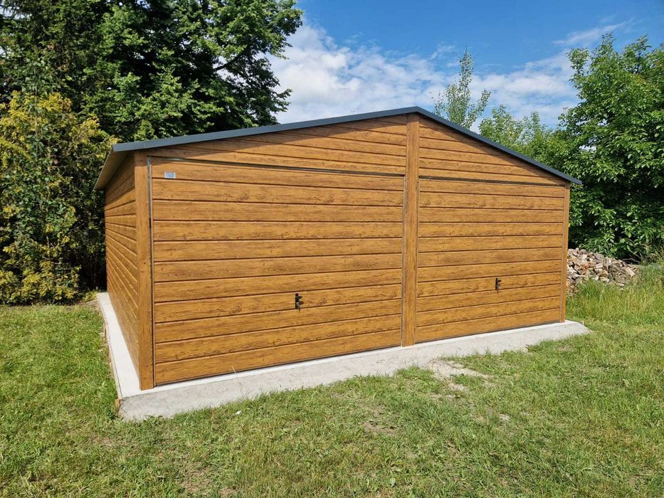 Garaż Premium Blaszak 4m na 5 m Garaż blaszany Garaże blaszane 4x5 4x6 4x7 5x5 5x6 5x7 - Producent !!!