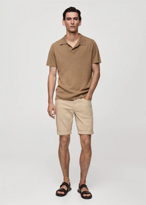 джинсовые шорты мужские Mango Slim fit  38 S M бавовна