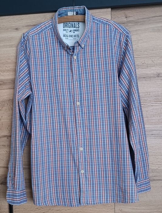 Bardzo ładna koszula męska, cienka flanelka XXL Jack & Jones