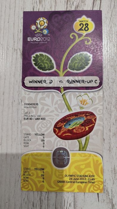 Квитки Білети на футбол Динамо Україна Євро Шахтар Колекція Раритет